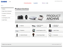 Tablet Screenshot of cassiopeia.software.casio.com