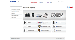 Desktop Screenshot of exilm.casio.com